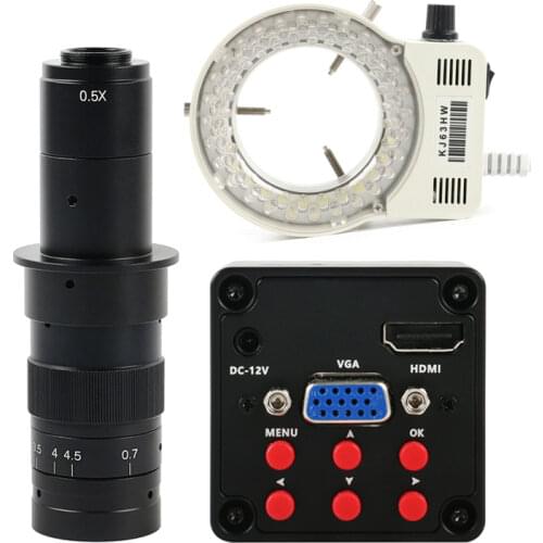 NEW SONY IMX307 CMOS Sensor 1080P HDMI VGA Digital Video Microscope Camera Industrial For Phone CPU PCB SMD Repair Soldering