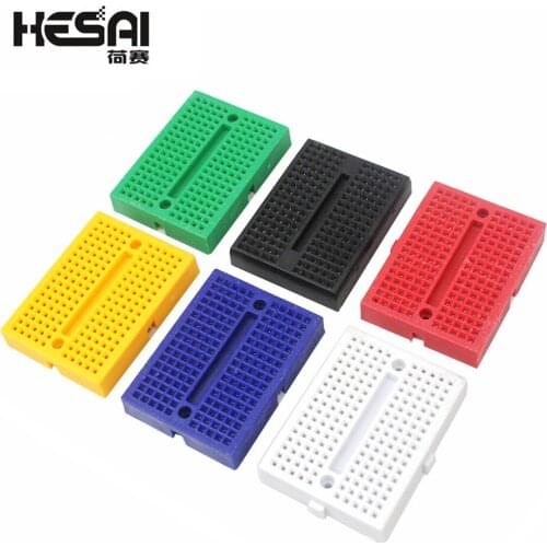 SYB-170 Mini Solderless Prototype Breadboard 170 Tie-points for arduino Diy Kit