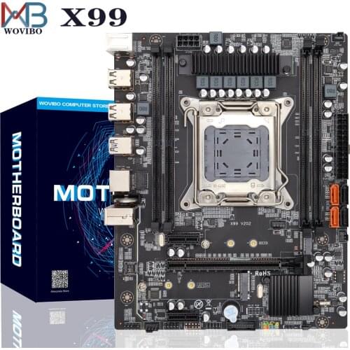 X99 Motherboard LGA 2011-3 Socket Turbo boost DDR4 RAM For Intel LGA 2011 V3 V4 Xeon E5 I7 CPU M.2 NVME Computer Mainboard