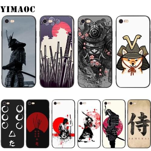 YIMAOC Samurai Soft Case for Apple iPhone SE 2020 5 5s 6 6s 7 8 Plus XR X Xs 11 12 Pro Max 12 mini