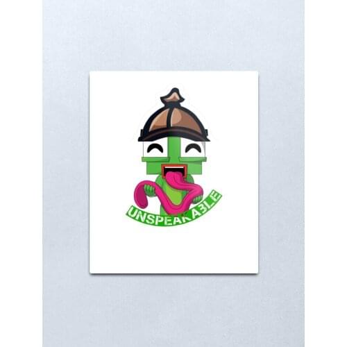 Unspeakable Metal Print Tin Sign Vintage Metal Wall Sign Plaque Retro Garage Shed Car