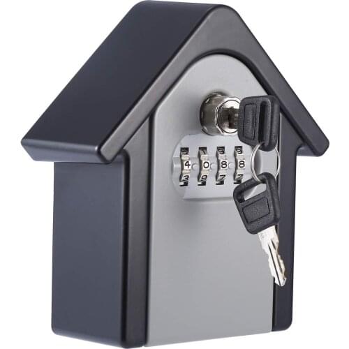 NEW Keybox Lock Key Safe Box Outdoor Wall Mount Combination Password Lock Hidden Keys Storage Box Security Safes For Home Office