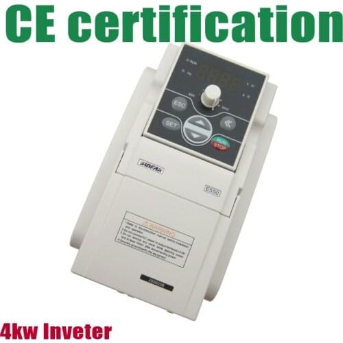 Brand new SUNFAR E550-2S0040 VFD Inverter 4KW AC220V CNC Frequency Inverter 0-1000HZ Variable frequency drive