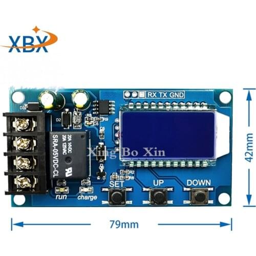 10A 6-60V Relay Battery Charger Control Module Overcharge Protection Control Switch Integrated Circuits XY-L10A