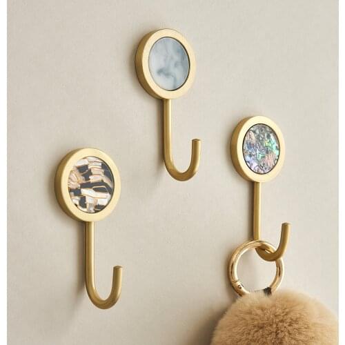 Modern Hook Home Decor Key Holder for Keys Wall Hanger Coat Rack Wall Decoration Wall Coat Rack Bathroom Accessories Gifts