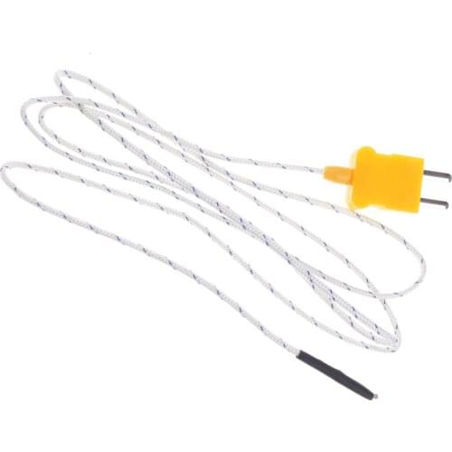 1PCS 92cm K Type Thermocouple Temperature Sensor 92CM Wire Thermocouple Probe -20~300C Accessories