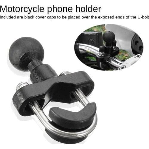 1 Set U-bolt Motorcycle Handlebar Bike Rail Rod Mount Inch Smartphone 1 Ball For Garmin Mount For Gopro Base Camera Sony Ra C7J6