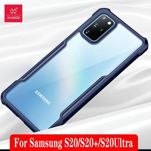 XUNDD Shockproof Case For Samsung S20 S20+ S20Ultra Phone Case Transparent Protective Case Mobile Shell Soft S20plus Back Cover