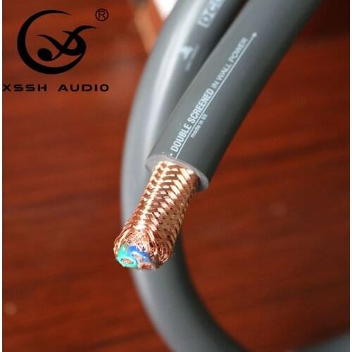 Grey Knight DS3.0 HIFI Into the wall power line Loose thread CD Audio power amplifier connecting cable