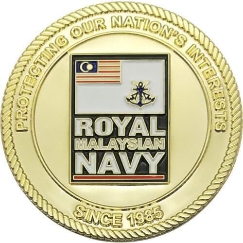 Factory Price custom silver antique Challenge Coins with Soft Enamel