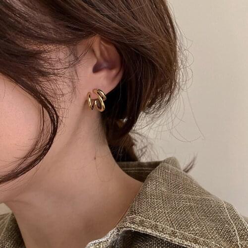 Miuoxion Wholesale Retro Temperament Earrings Fashion Simple High-End Jewelry For Women Feature Namour Charm Gift All Seasons