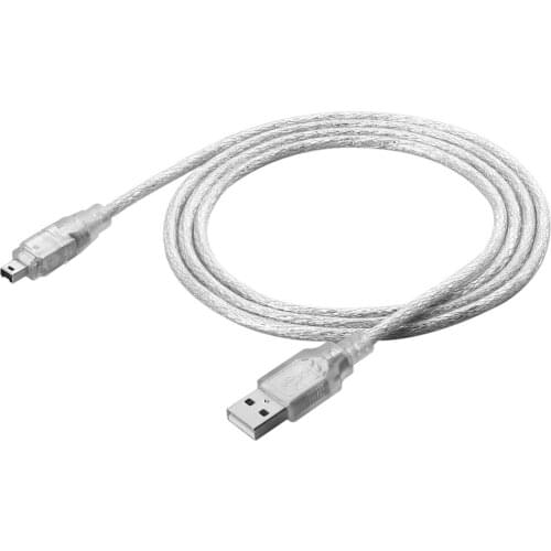 1.2m USB 2.0 Male To Firewire iEEE 1394 4 Pin Male iLink Adapter Cable Wholesale