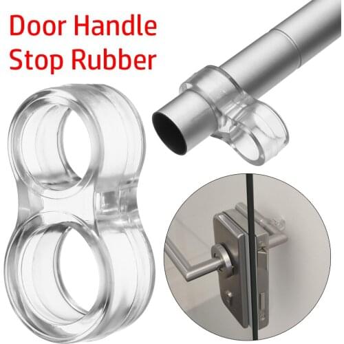 1PC Door Stop Transparent Door Handle Buffer Baby Safety Children Protection Walls And Furniture Door Stopper Kitchen Bedroom