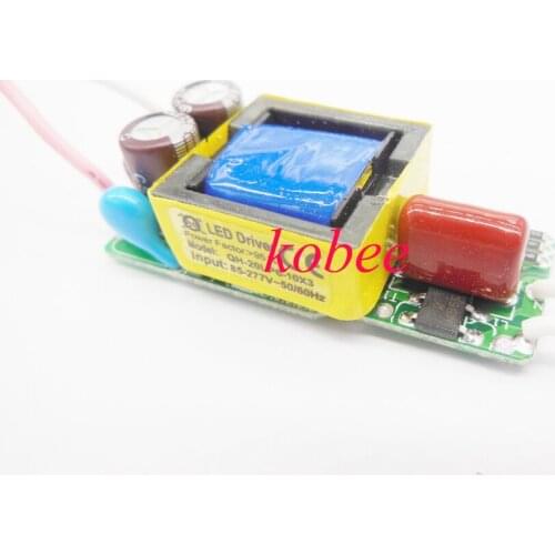 10pcs 6-10x3w Constant Current Led Driver, 85-277V 600ma 6x3w 8x3w 9x3w 10x3w 20W Power Supply For LED Lamp light Transformer