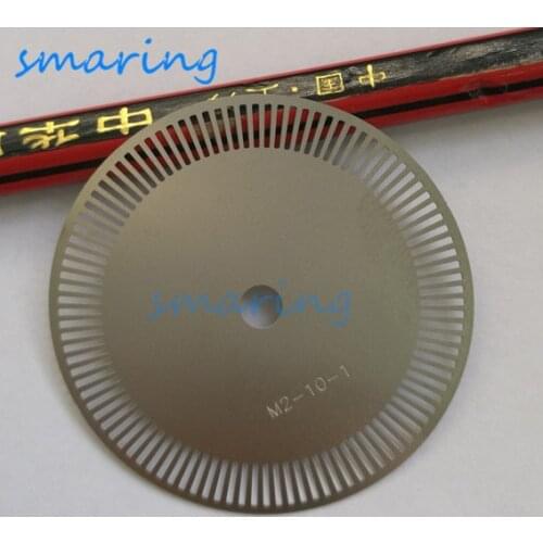 100 Lines Stainless Steel Light Raster Diaphragm Meter Wheel Optical Tacho Disc Printer Encoder M2-10-1