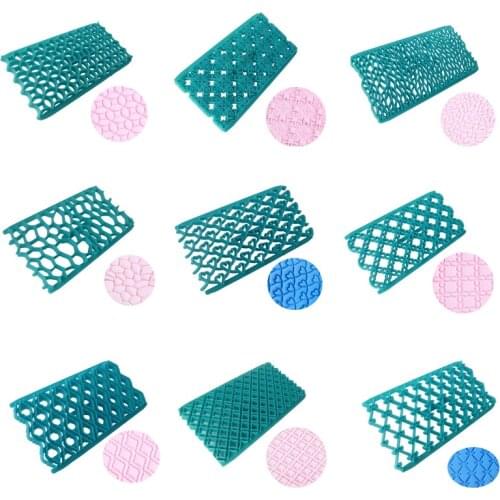9 Styles Cute Fondant Cake Pastry Art Embossing Biscuit Cutter Mould Cake Decorating Supplies Fondant Decoration Baking Tools