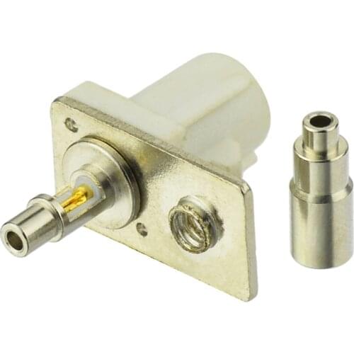 Superbat Antenna Connector Fakra Male Plug Straight White for 1.13mm,1.37mm,RG178 Cable Radio With Phantom