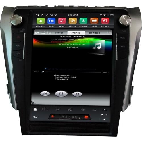 12.1" Android 9.0 Car Radio PX6 Touch For Toyota Camry 2012-2015 Multimedia player DSP 6 Core Audio 4+64G Stereo 4+32G IPS 6686