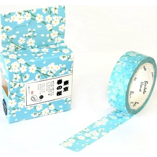 The Tokyo Spring Flowers Animals Decorative Washi Tape DIY Scrapbooking Masking Tape School Office Supply