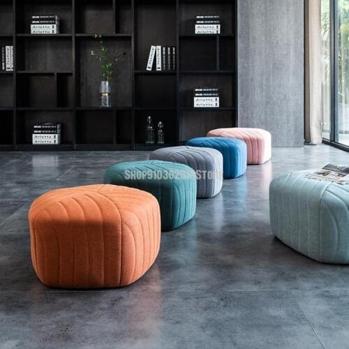 Designers Creative Sofa Stool Makaron Door Shoes Stool Household Small Round Pier Scandinavian Footstool Net Red