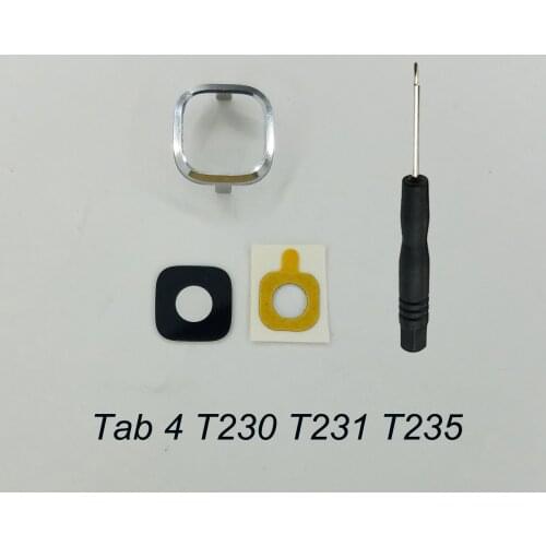 For Samsung Galaxy Tab 4 7.0 T230 T231 T235 Phone Rear Back Camera Safety Glass Lens Protector Cover + Tools