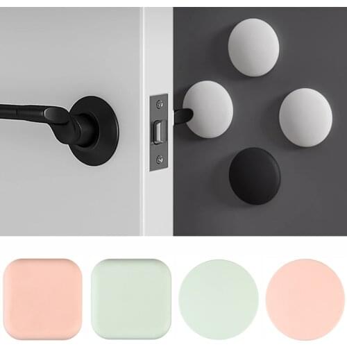 Door Stopper Doorknob Silicone Fender Lock Protective Door Stop Bumpers Crash Pad Wall Protector Savor Shockproof Crash Pad Stop