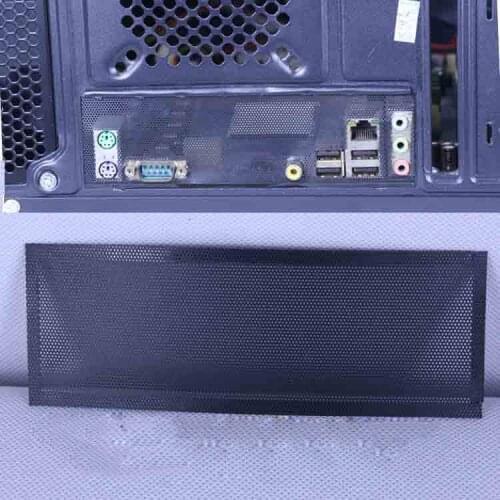 E/O bouclier plaque arrière support de châssis de carte mère universel bricolage bouclier fond de panier PVC filtre à poussière