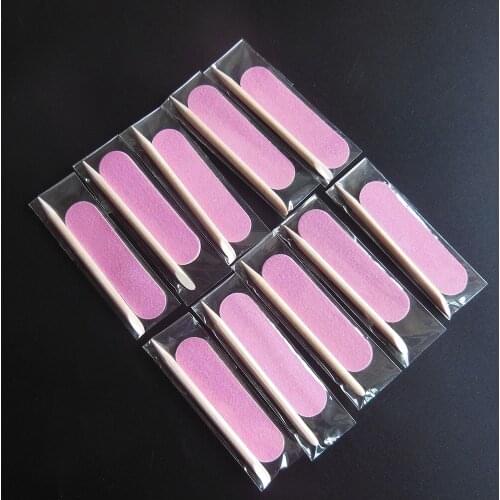 200 pcs mini manicure set pedicure kit disposable nail kit hotel nail file wood nail file cuticle wood stick