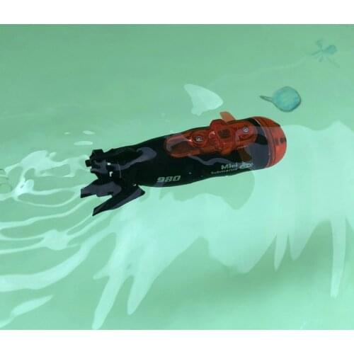Mini RC Submarine Boys Toys for 10 Year Old Portable High Speed Remote Control Craft Underwater Ship Toy Without Gift Box