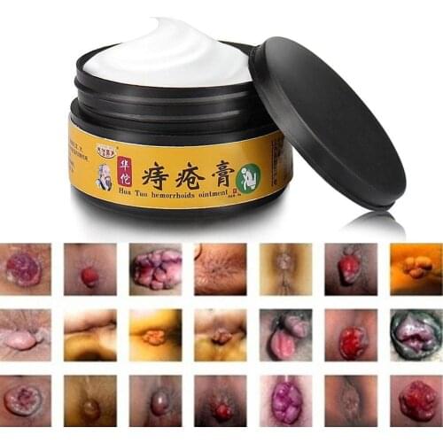 Hua Tuo Powerful Hemorrhoids Ointment Natrual Material Piles Therapy External Sterilize Fissure Cream Internal Hemorrhoids Y8F8