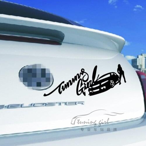 Car Stickers Tuning Girl Fast & Furious Racing Beauty Creative Decals Vinyls Auto Tuning Styling 31x11cm D10