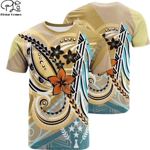 PLstar Cosmos Polynesia Kosrae Island New Fashion Men/Women T-Shirts 3d Printed Summer Short-Sleeve Top Streetwear Style-8