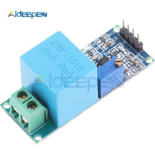 NEW Active Single Phase Voltage Transformer Module Board AC Active Output Voltage Sensor Module for Arduino Mega ZMPT101B 2mA