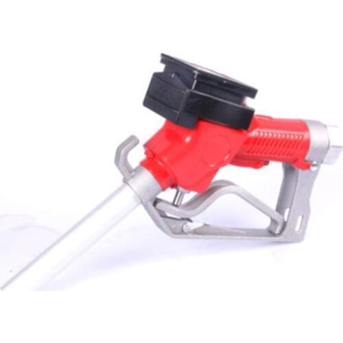 Fuel Gasoline Diesel Petrol Oil Delivery Gun Nozzle Turbine Flow Meter LPM Liter SPT/NPT Flowrate Flow Tester Meter Indicator