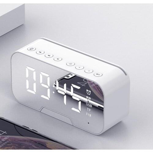 Good Sound Quality Portable Portable Bluetooth Speaker Alarm Clock for Bedroom