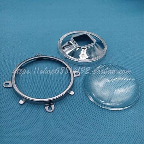 5Set High Quality 78mm LED Optical Lens Reflector+ 82mm Reflector Collimator + Fixed Bracket for 20W -100W High Power LED Chips