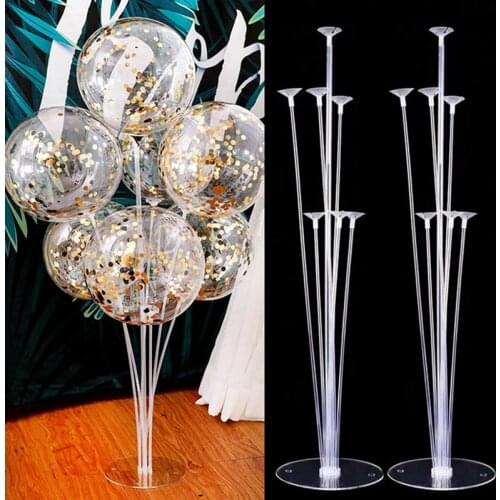 Birthday Party Transparent Float Bracket Wedding Anniversary Table Decoration Table Float Balloon Column Column Guide Base