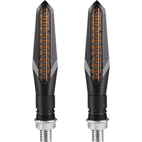 2PCS Running Water Led Modified Electric Motorcycle Turn Signal 125 Motorcycle Steering Accessories Turning Light