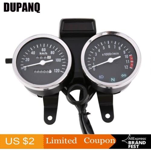 DUPANQ Motorcycle Speedometer Tachometer ABS Plastic For Suzuki GN125 GN 125 Instrument Assembly