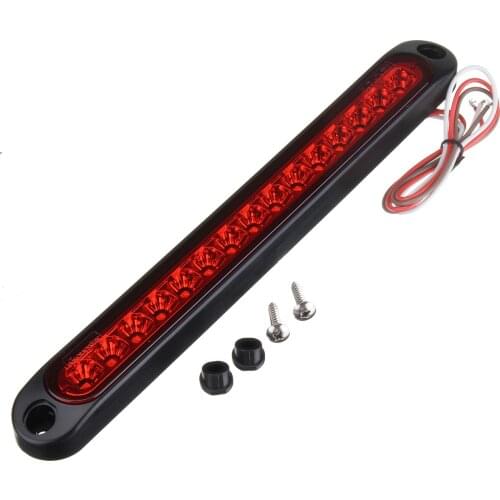 1PCS 15 LED Rear Light Trailer Stop Signal Trailer LED Lights Truck 12V 24V Truck Lights LED Tail Light 10-30V Brake Light