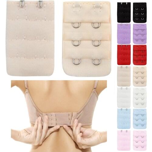 Women Soft Comfortable Bra 2x3 Hooks Extender Strap Adjustable Extension Seamless sexy underwear intimates Extender Strap