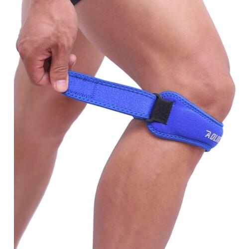 1 Pcs Adjustable Knee Protector Tendon Support Strap Band Knee Support Brace Pads fitness Outdoor Sports