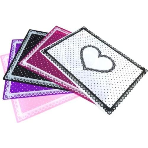 1pc Big Size Nail art Mat 40 x 30 cm silicone Pillow Hand Holder Table Pad Hand Rests Lace Cushion accessories Manicure Tools