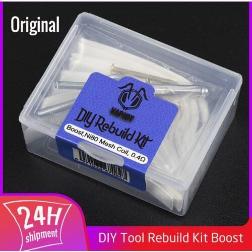2Box VAPJOY DIY Tool Rebuild Kit for GeekVape Aegis G Coil Boost Plus Hero Vape Pod Kit Repair Accessary Ni80 0.4ohm Mesh Coil