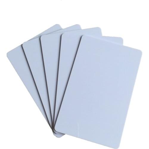 200PCS RFID 125KHZ blank White Rewritable chip ATMEL T5577 Hotel key card