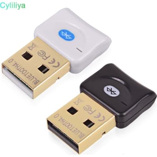 50pcs Wireless USB Bluetooth Adapter 4.0 Mini Bluetooth Dongle CSR 4.0 Bluetooth Transmitter 3Mbps 20M Windows 10/8/7/XP