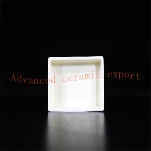 99.5%Al2O3 High Purity and Thermal Square Corundum Melting Pot L100*W20*H20mm/Alumina Ceramic Boat Crucible /Ceramic Refractory