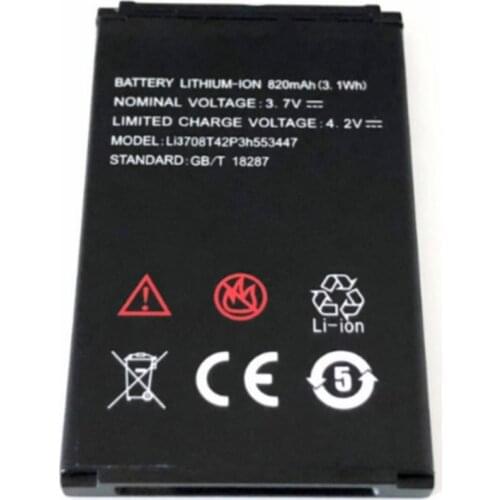 Li3708T42p3h553447 Original battery 820mah for ZTE Agent C70 C78 C88 E520 Essenze F160 N295 R250 Cellphone batteries