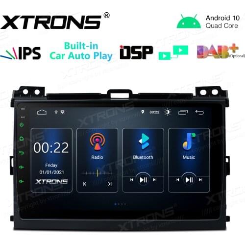 9" Android 10.0 OS Car Multimedia System Player GPS Radio for Lexus GX 470 2002-2009 with Built-in Wired CarPlay Function