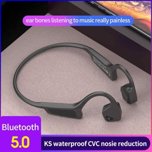 KINGSTAR G18 Bluetooth Bone Conduction Earphone Wireless Headphones With Microphone Sports Waterproof Headset Long Standby Time